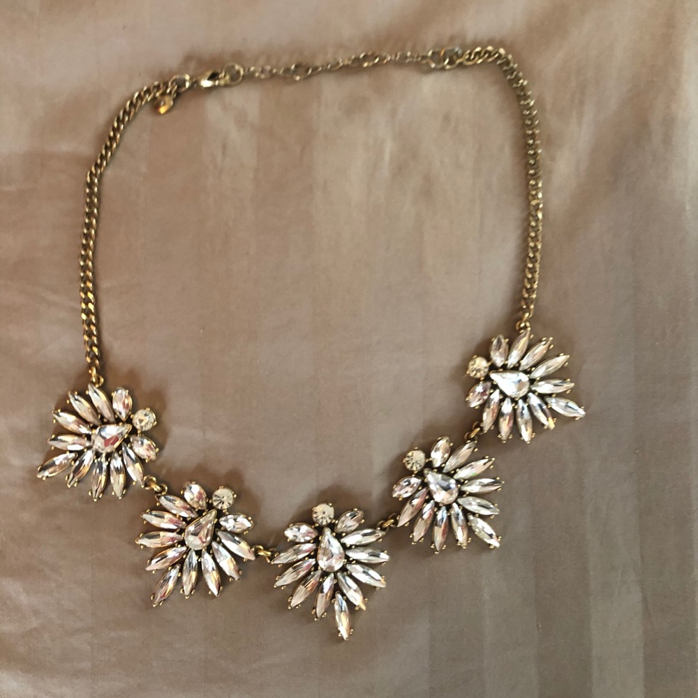 Embellished statement necklace